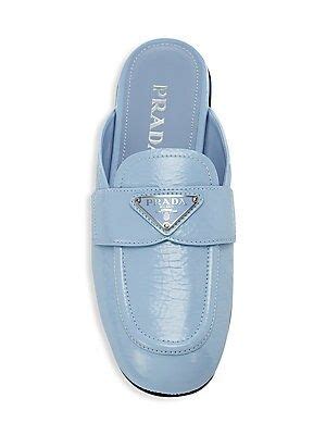 prada naplak leather mules.